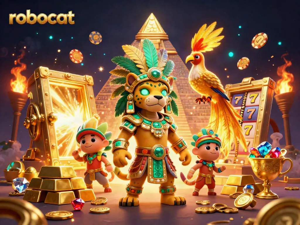 Robocat brings thrilling casino action to life with dynamic slot elements and treasures.